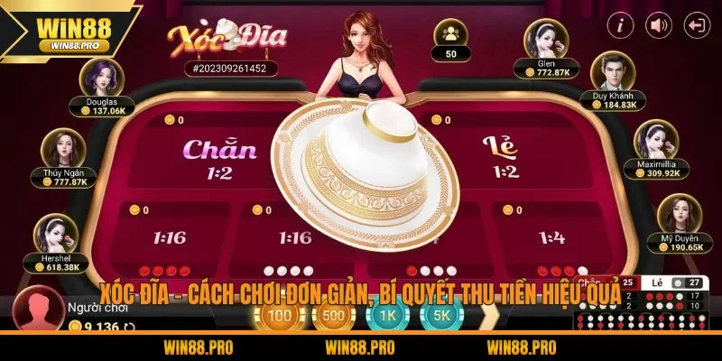 Xóc đĩa WIN88 & luật cơ bản